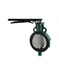 C.I. Butterfly Valve (Wafer Type), PN 1.6 with S.S 304 Disc 1078B - Zoloto
