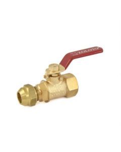 Bronze Ball Valve With Flare Nut (Mixed Ends) 1085B | Zoloto