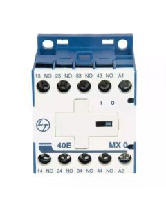 L&T MX0 13E (1NO+3NC) DC coil Control Relay (Auxillary Contactors)