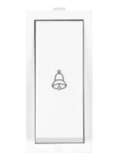 10A Bell Push- ROMA Classic White