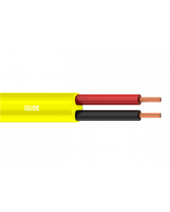 10 Sq.mm Flexible Cables For - 1100 Volts -Two Core-Yellow