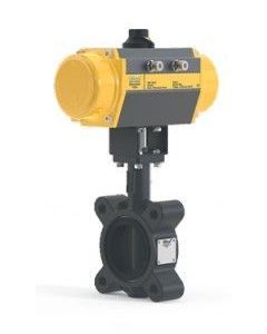 40mm CF8 Lug Type Butterfly Valve (Single Acting Actuator Operated) PN10 - Uflow