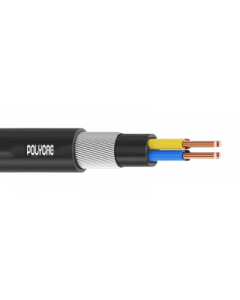 10 Sq.mm Flexible Cables For - 1100 Volts -Four Core-Black