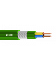 10 Sq.mm Flexible Cables For - 1100 Volts -Four Core-Green