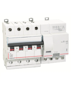 DX3 AC  RCBO 4 pole 415 V, AC Type  30mA 40 A - Legrand - 411368
