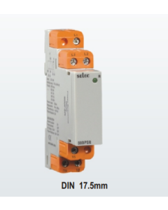 3Ø-3W Phase Failure Relay with Phase asymmetry of 40V. Multiple LED for Fault indication, 17.5mm Din Rail - Selec