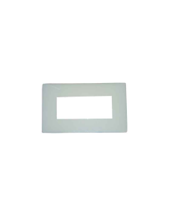 4 Module white plates with frame - Mylinc