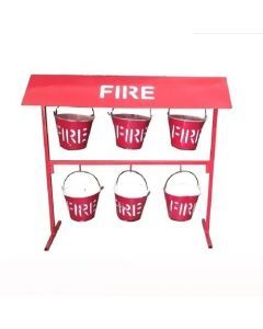 6 Bucket Fire Bucket Stand - Vagheshree 