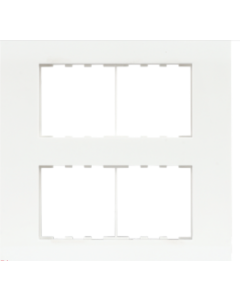 TRESSA SOLID PLATES (White) - ROMA Classic -8 Module Square