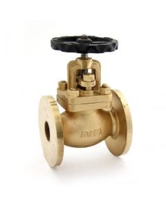 Bronze Auxilary Steam Stop Valve Flanged Ends as per BS-1 0 Table "F'-AV-204A-15mm