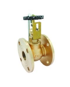 Bronze Globe Valve Flanged Ends as per BS-10 Table:D' with Open Shut Indicator &amp;amp;amp; Pad Locking Arrangements AV-94 -20mm