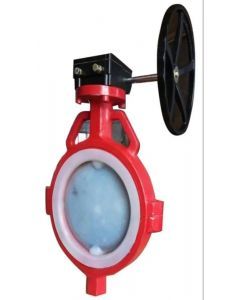 Cast Steel Wafer Type Butterfly Valve, Gear Operated (For 150# Flanges)-C.S-200MM