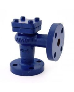 Cast Iron Right Angle Type Lift Check Valve Flanged Ends-AV-255-15mm