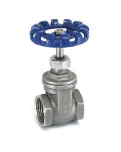 Cast Stainless Steel Gate Valve Screwed Female BSP Parallel Threads, PN-20-IC-99-15mm