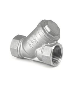 Cast Stainless Steel Y-Type Strainer, Screwed Female BSP Parallel Threads, PN-20-IC-14-15mm