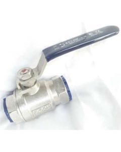 CF8M Single Piece Screwed End I.C. / SS Ball Valve (Investment Casting)-15mm