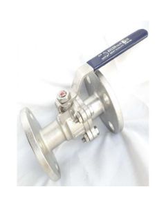 CF8 Two Piece Flanged End I.C. / SS Ball Valve (Investment Casting)-15mm