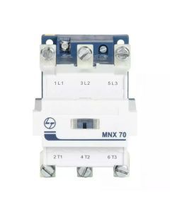 MNX-70 (70A) Contactors 240/415VAC Coil L&T Power Contactors