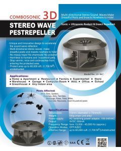 Combosonic 3D Stereowave Pest Repeller