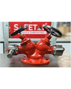 Double Outlet Hydrant valve,
 SS 304