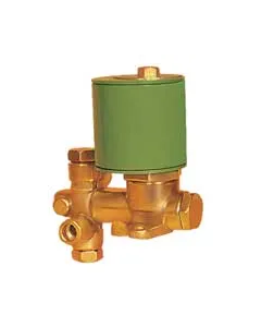 1/4" to 1/2" 3 Way Solenoid Valves | Pilot operated | Forget Brass FDL 300 - Flocon