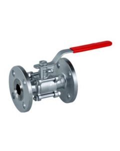 Flanged End Three Piece Square Body IC Ball Valve