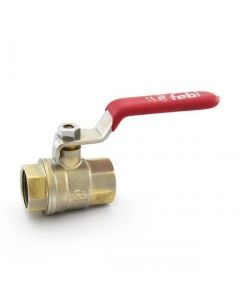 Forged Brass Ball Valve Screwed Ends, Full Bore, Two Piece Design-FV-505-15mm