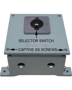 Aluminium Isolator Box 410X310X160MM With 200A 3 Pole On/Off Rotary Switch HZ47