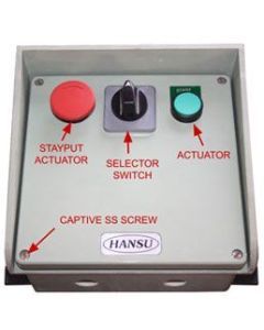 FRP Hot Moulded Push Button Station 195X205X125MM HE13