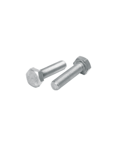 2.1/2" Full Threaded Hex Head Bolt AISI 202-BSW 1083 (Pack of 100 Pcs)-1/2"