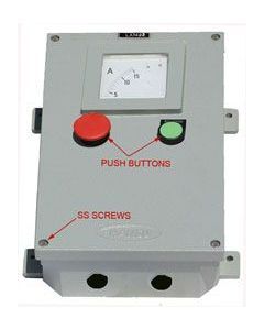 Aluminium Push Button Station (Start Stop) 275X170X80MM With Stayput Actuator LM-6 HI01