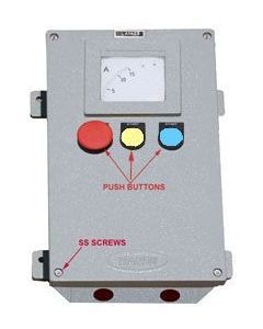 Aluminium Push Button Station (Start Forward Reverse) 275X170X80MM LM-6 HL02