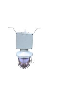 FRP 40W Led Welglass Light Fitting 500X185X185MM With Separte Termination Chamber HY34