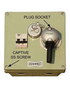 FRP Plug Socket Box With 20A MCB HZ31