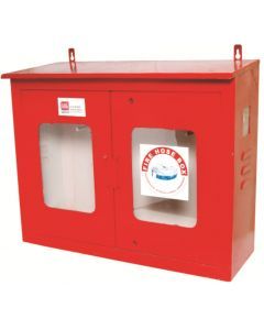M.S Fire hose Box Double 750 x 600 x 250 mm  - AAAG