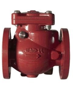 DI UL & FM Approved Swing Check Valve DI Disc Flange LIV-CHK-DI-DFM-001 Lehry 