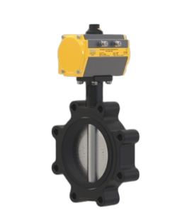 150MM CF8M Lug Type Butterfly Valve (Single Acting Actuator Operated) - PN10 - Uflow