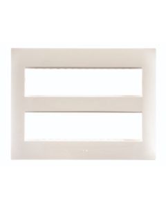 16 Module Classic white plate + + Frame - Lyncus