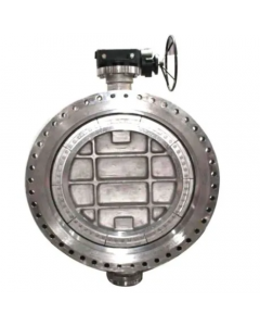 SS 316 Wafer Type Spherical Disc Wafer Type Butterfly Valve M S Lever Operated  MESCO-SS 316-80MM
