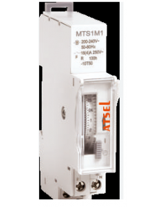 Selec Make DIN Rail - Mechanical daily / weekly time switch, 16A relay, 1 C/O SPDT, 230V AC [MTS1M1-1-16A-230V-CE]