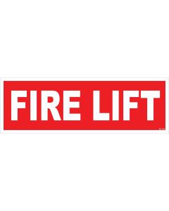 Fire Lift Sign Board | Fire Lift Signage - NIYATI