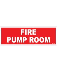 Fire Pump Room Sign Board | Fire Pump Room Signage - NIYATI
