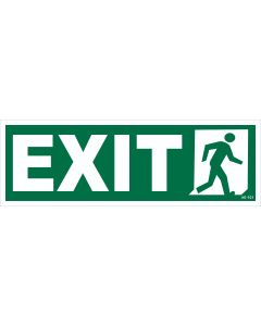 Exit With Left Sign Board | Exit With Left Signage