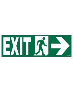 Exit With Right Arrow Sign Board | Exit With Right Arrow Signage