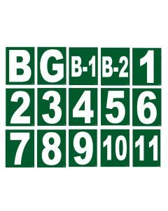 Floor Numbering  (1ST TO 11TH) Ground/Basement/B1 & B2 Sign Board | Floor Numbering (1ST TO 11TH) Ground/Basement/B1 & B2 Signage - NIYATI