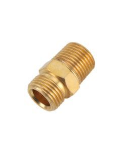 8mmx3/8" Size PBI Olive Connector Male Only (BSP) Brass Compression Fitting