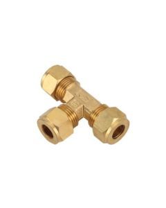 25mm  Size PBI Olive T Assembly (3N + 3S) Brass  Compression Fitting