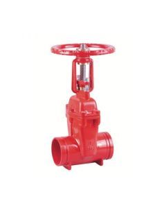 Grooved Resilient OS&Y Gate Valve PN16, UL/FM Approved XZ81X - Sant Valve 