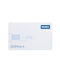 White Rectangular Proximity Access Card | HID ISOProx II
