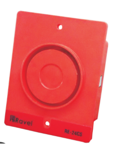 Fire Alarm Conventional Hooter RE- 24CS | Sounder | Ravel 